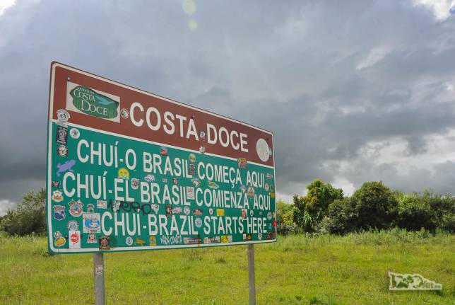 Entramos no Brasil novamente, em Chuí, no Rio Grande do SUl